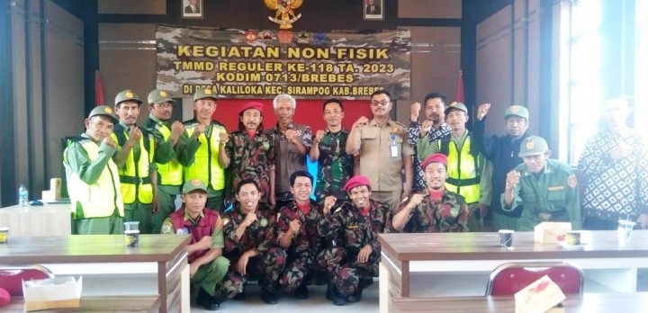 BPBD Brebes Sosialisasi Tanggap Bencana di Lokasi TMMD Reguler