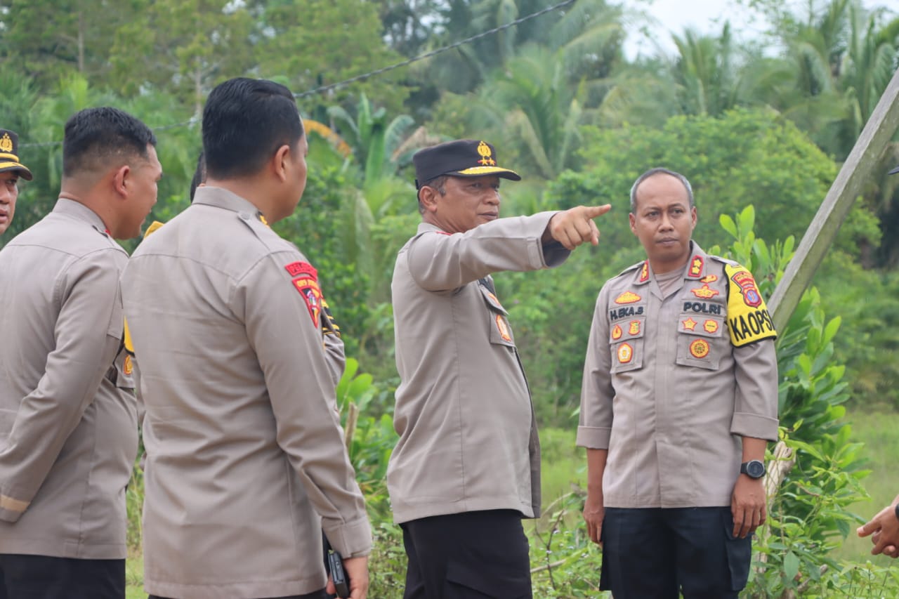 Kapolda Kaltim Tinjau Lokasi Lahan Rencana Pembangunan Polsek IKN dan Tinjau Progres Pembangunan IKN Nusantara