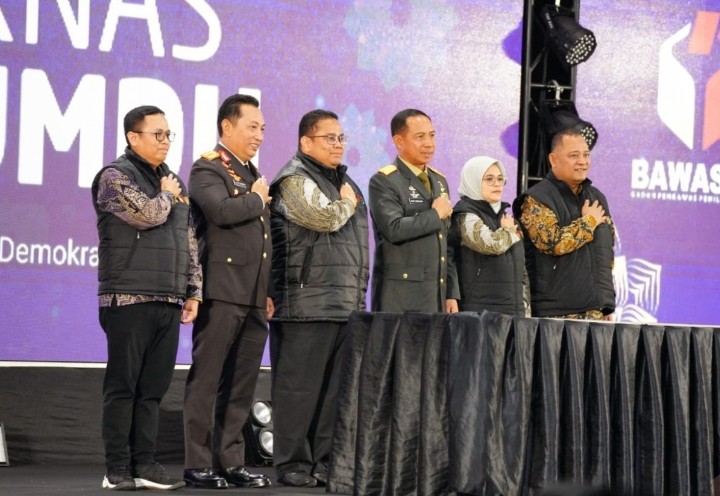 Komitmen Netralitas TNI Pada Pemilu 2024, Panglima TNI Hadiri Deklarasi Kampanye Damai