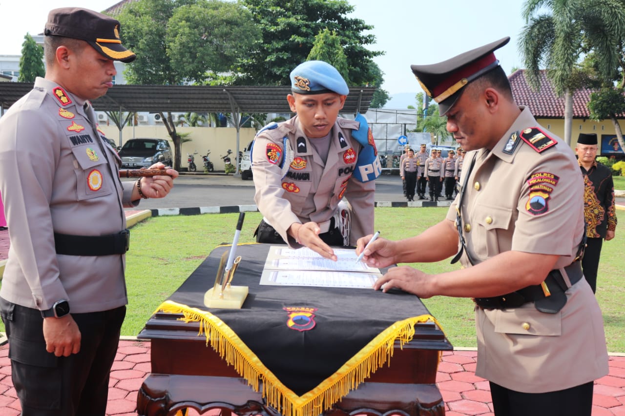 Jabatan Kasat Res Narkoba Polres Pekalongan Diserahterimakan