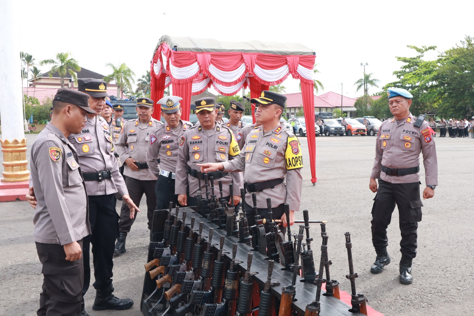 Pemantapan Pengamanan Pemilu 2024, Polres Berau Gelar Apel Sarpras