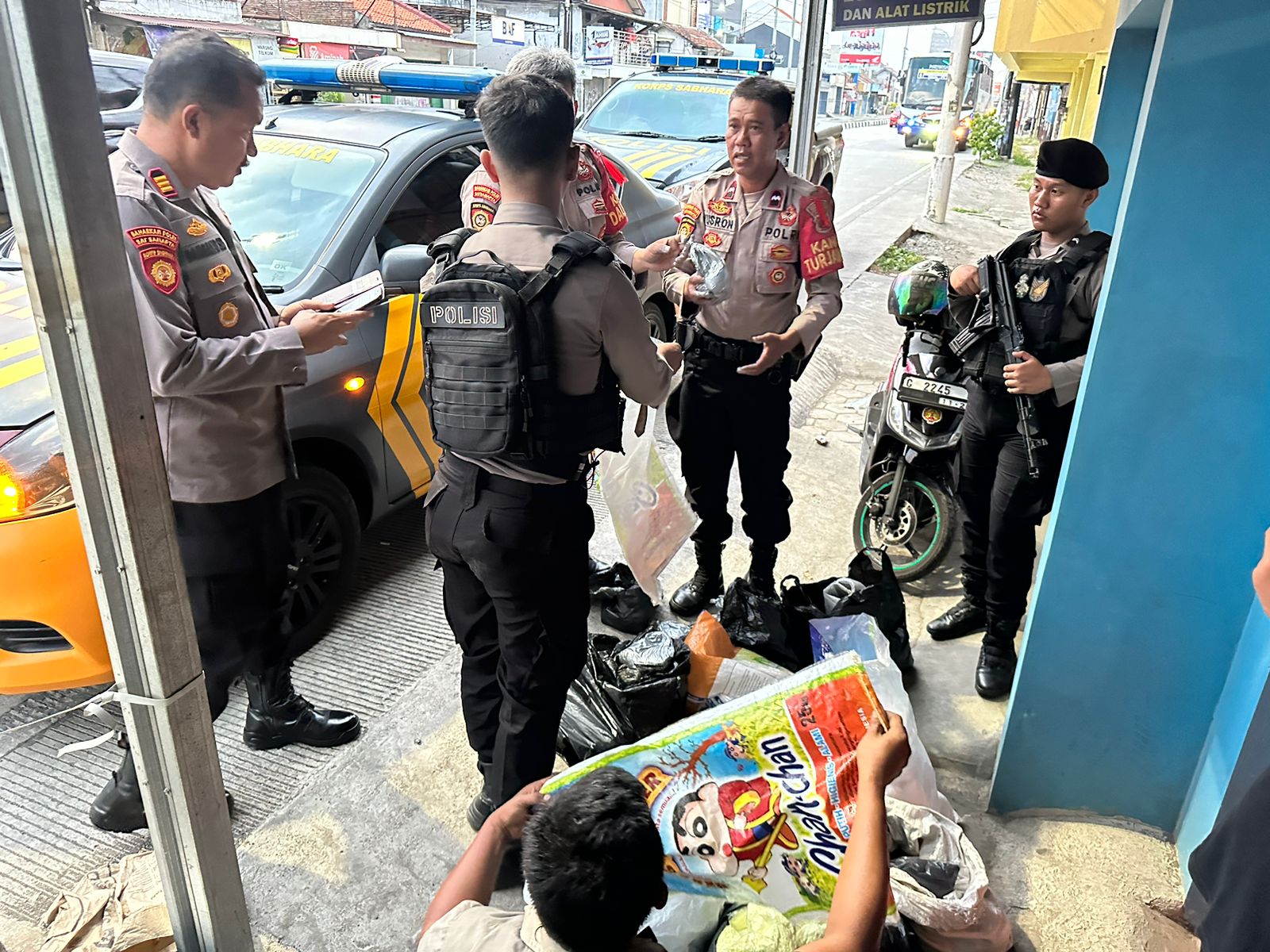 Cipta Kondisi Jelang Nataru, Polres Tegal Kota Sita Puluhan Kilo Bahan Baku Petasan