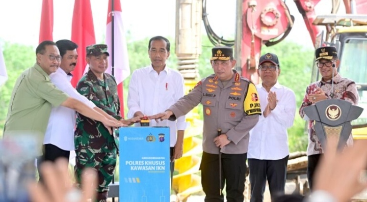 Presiden Jokowi Harap Kehadiran Polres Khusus IKN Tingkatkan Stabilitas dan Keamanan di IKN