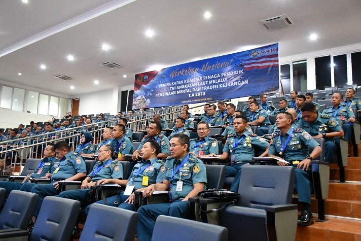 Dosen STTAL Mengikuti Workshop Nasional Tenaga Pendidik TNI AL Tahun 2023