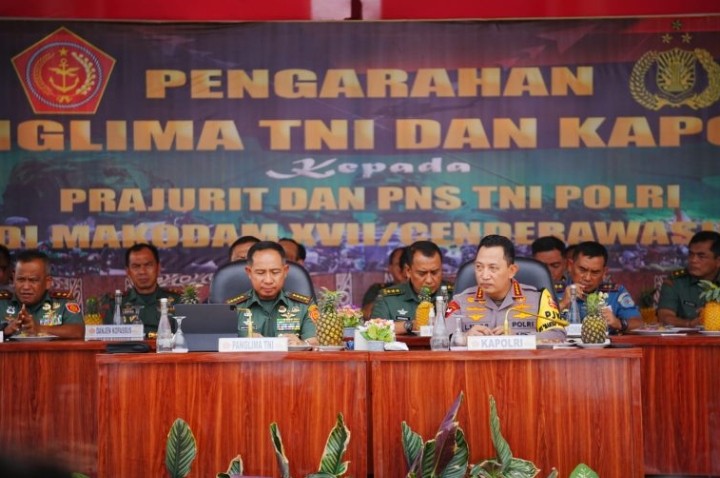 Komitmen Panglima TNI-Kapolri Amankan Pemilu Berjalan Aman dan Damai