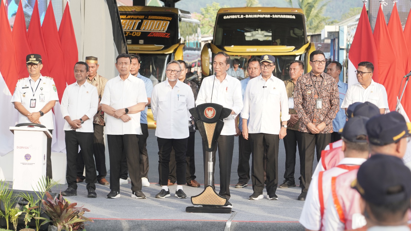 Resmikan Terminal Samarinda Seberang, Presiden Dorong Masyarakat Gunakan Transportasi Umum