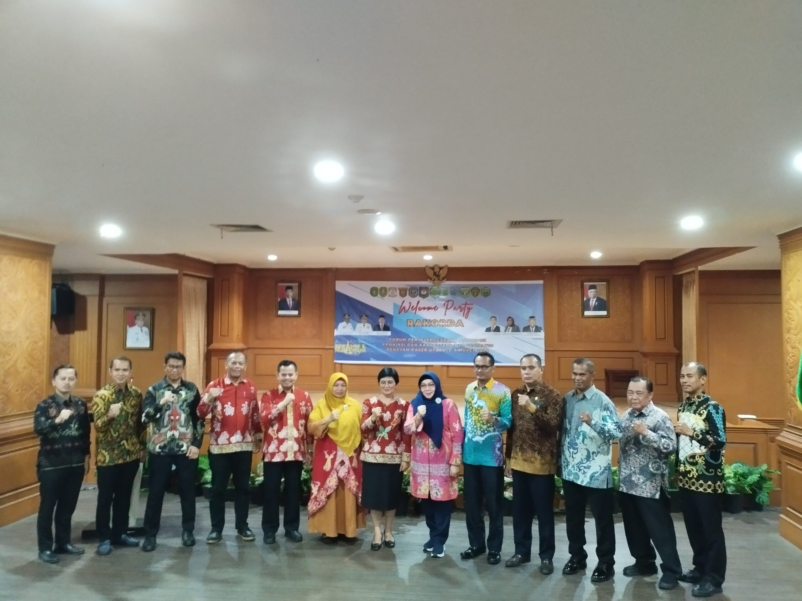 Wakapolres PPU Bersama Forkopimda Hadiri Welcome Party Rakorda Forum Penyelenggaraan ADMINDUK Prov Se Kab/Kota di Kalimantan Timur