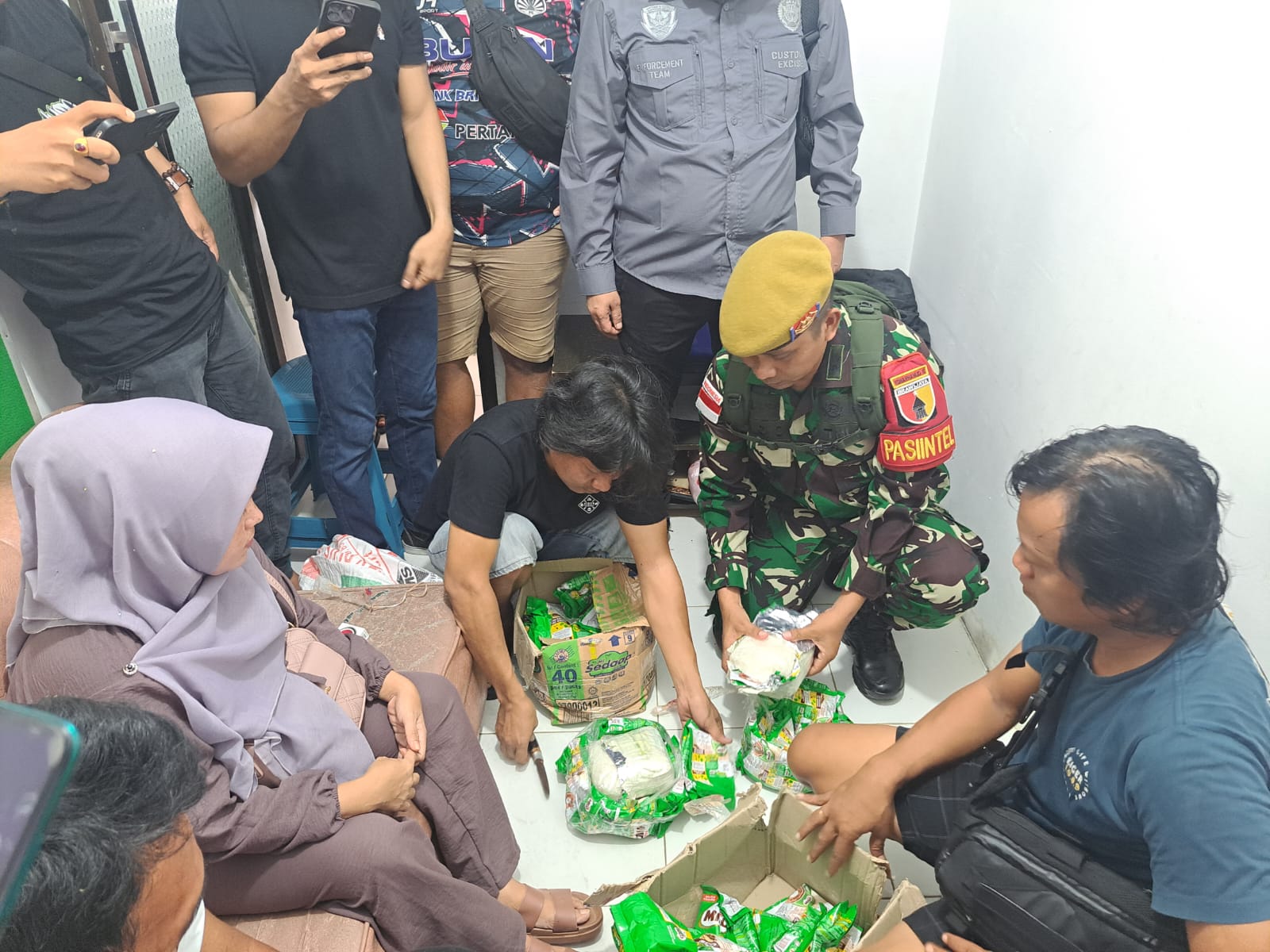 Sinergitas TNI – Polri Di Tapal Batas Berhasil Gagalkan Penyelundupan Narkotika