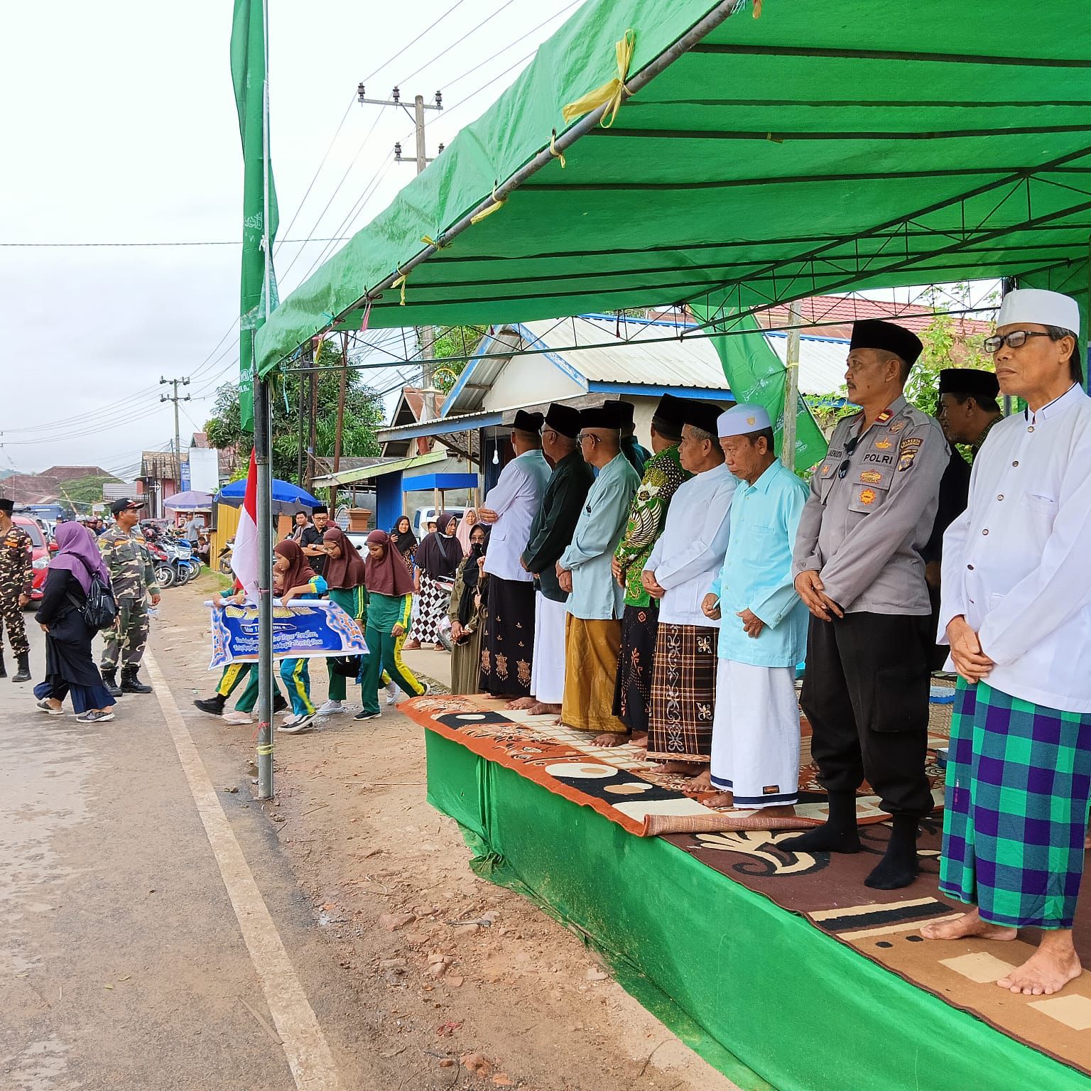 Polsek Amankan Kegiatan Masyarakat Dalam Menyambut Bulan Ramadhon