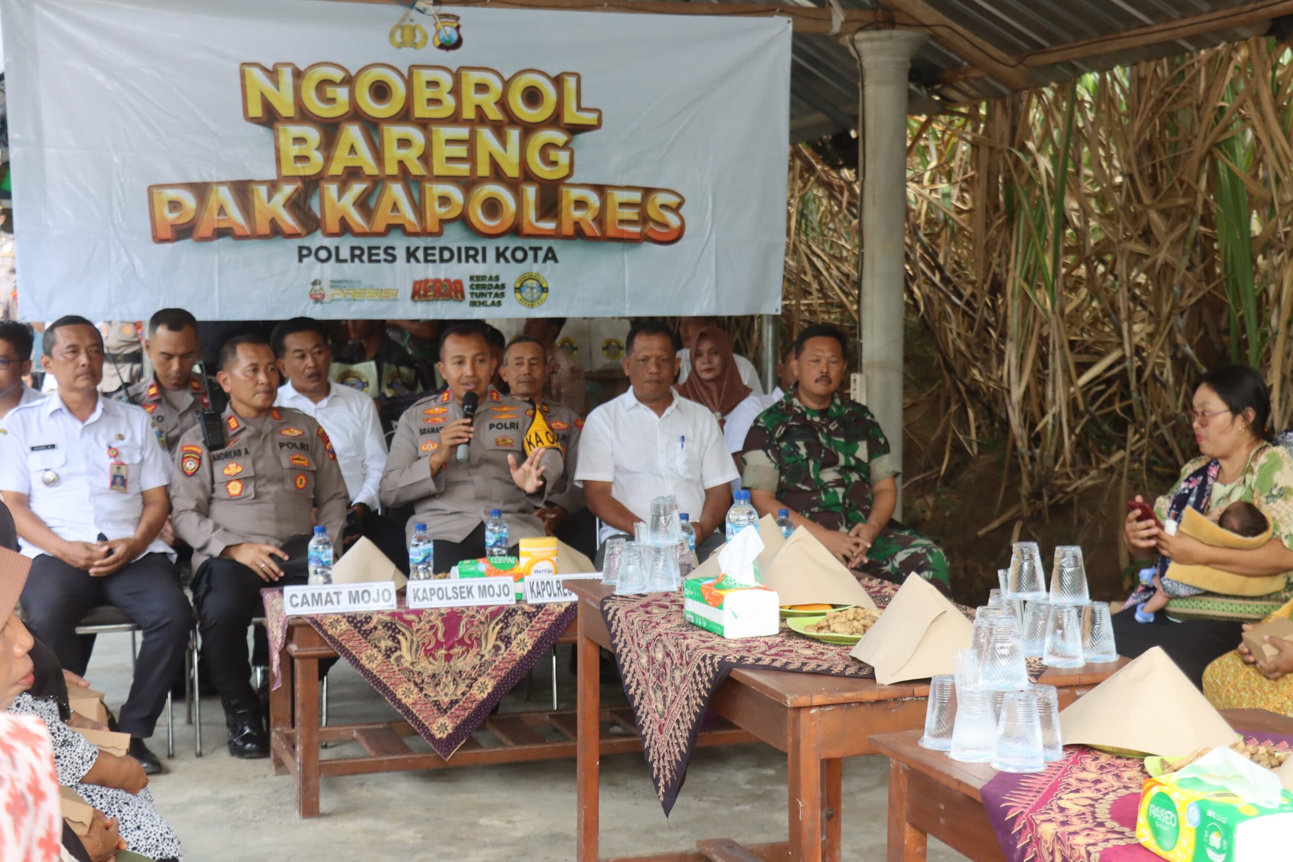 Ngobrol Bareng Pak Kapolres, Cara Polres Kediri Kota Ajak Warga Jaga Kamtibmas