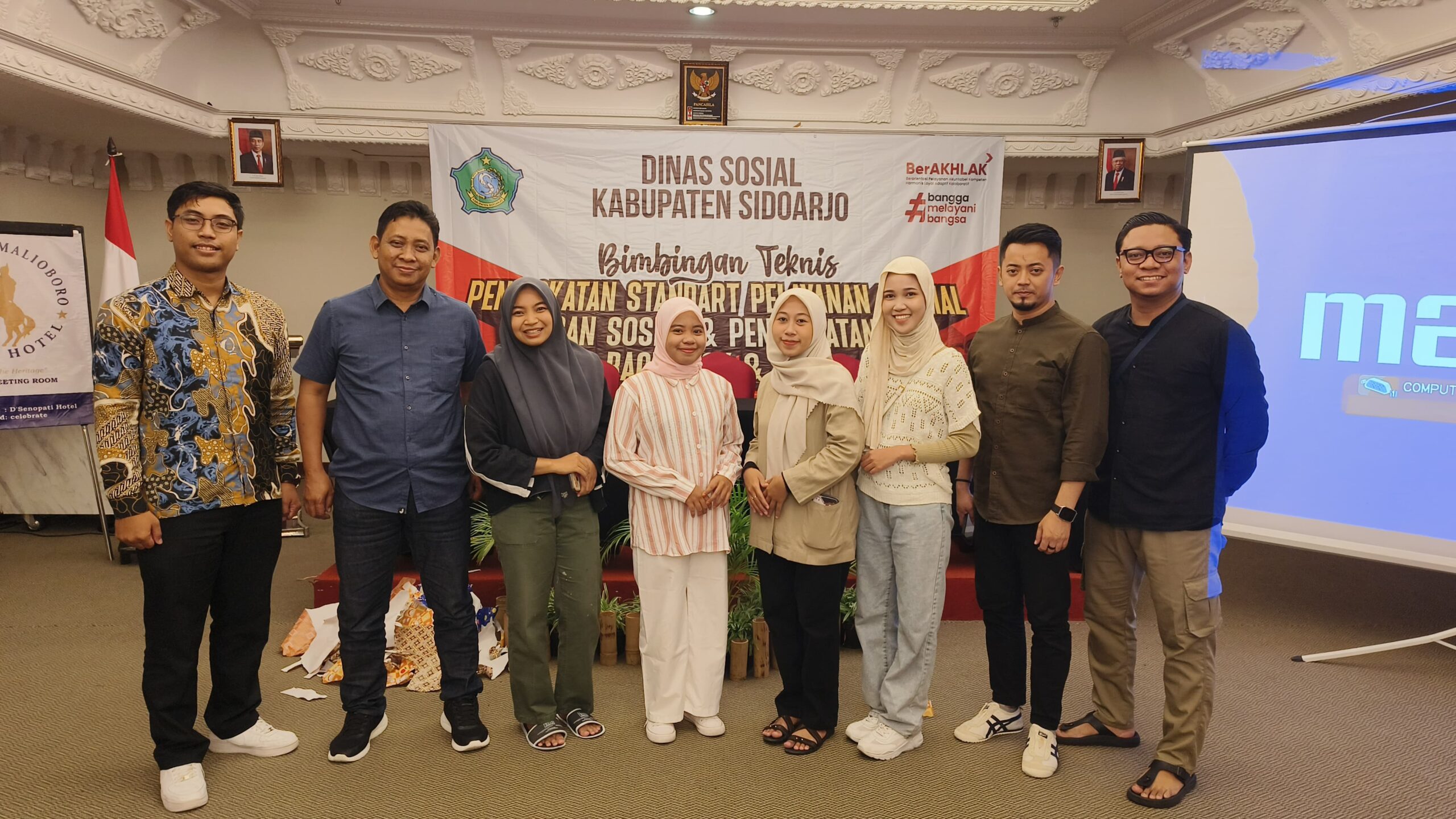 Magang MBKM Kerjasama KPI FDK UINSA Dan Dinas Sosial Sidoarjo