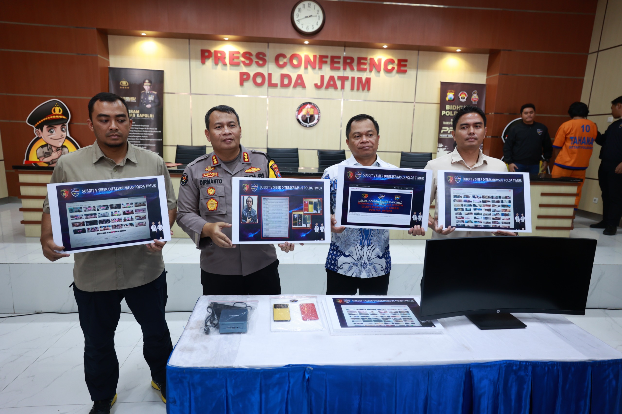 Polda Jatim Amankan Tersangka Pembuat Konten Asusila Anak di Bawah Umur Raup Keuntungan 6000 Dollar US