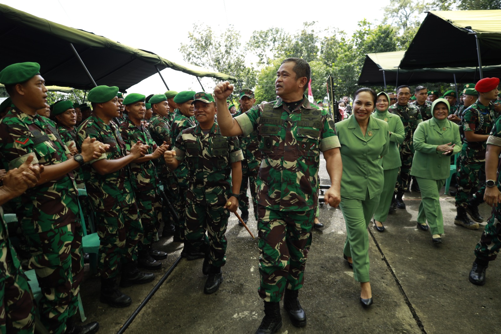 Kepala Staf Angkatan Darat Jenderal TNI Maruli Simanjuntak, M.Sc Kunjungi Rindam VI/Mulawarman