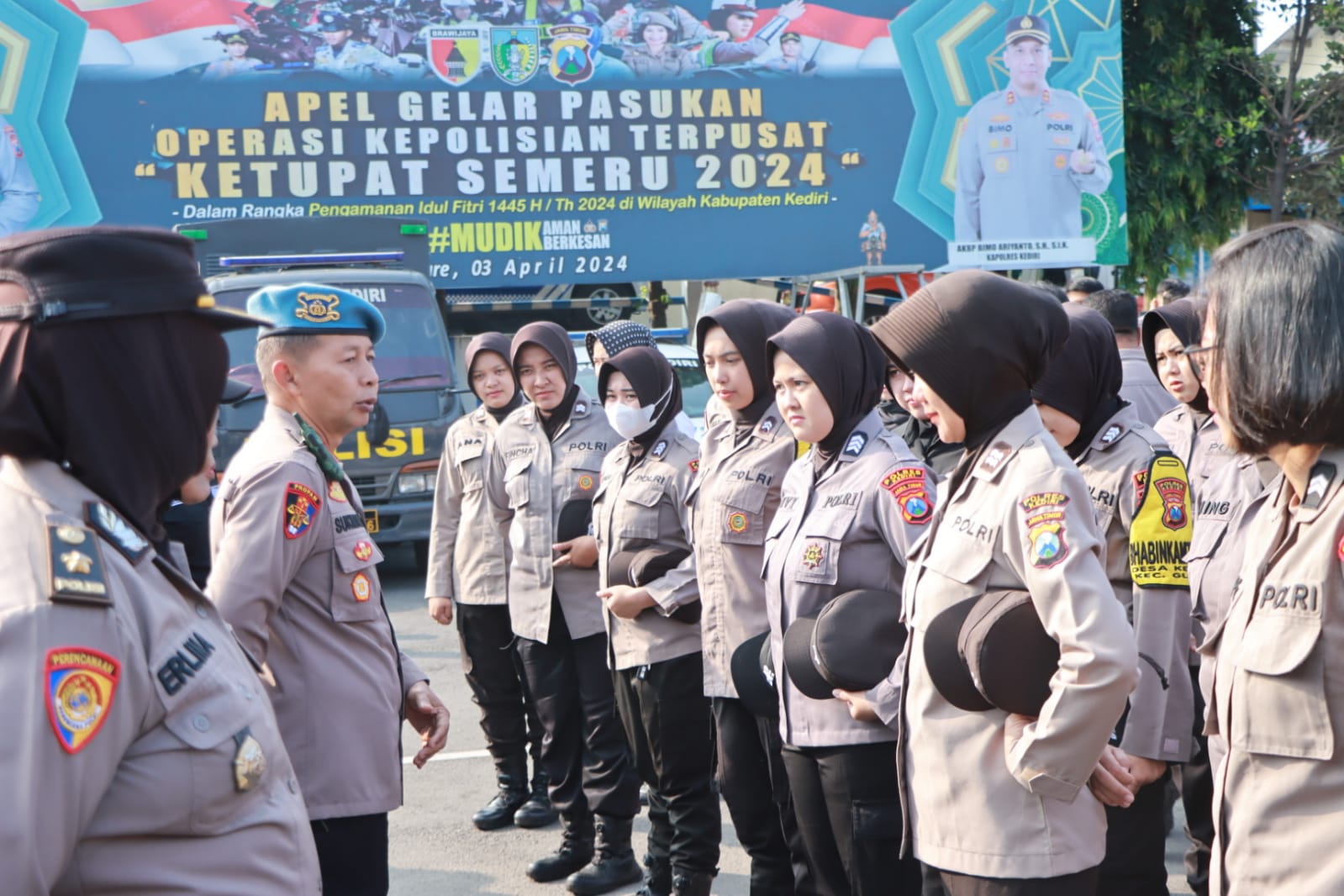 Cegah Pelanggaran Personel, Sipropam Polres Kediri Gelar Gaktibplin