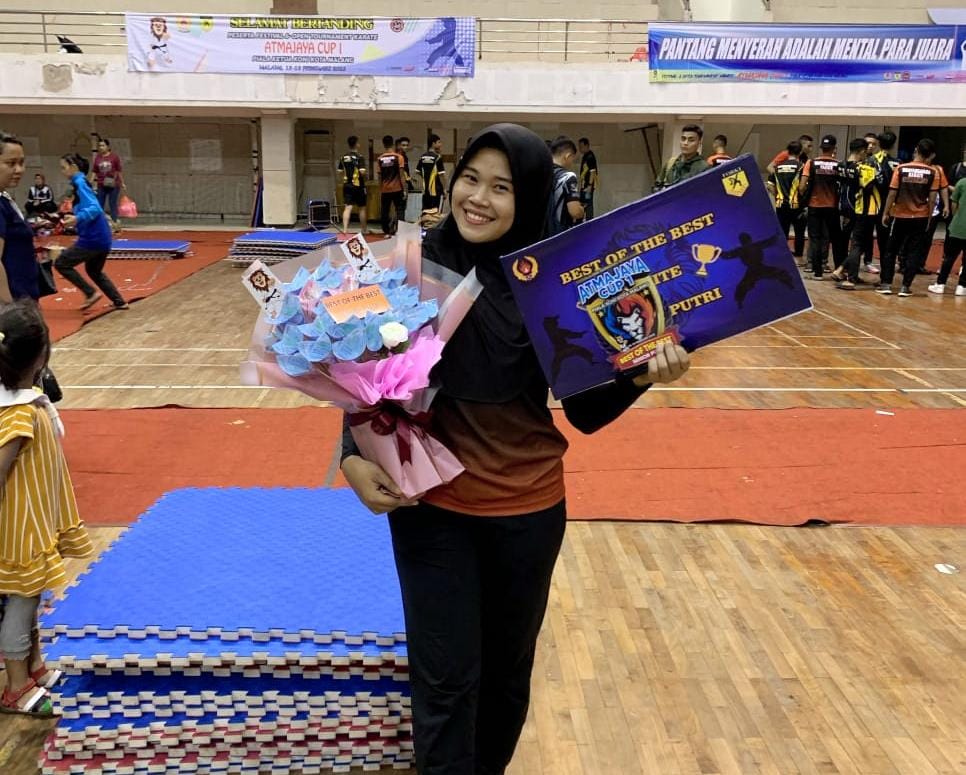 Bripda Gaby, Polwan Polresta Sidoarjo Sang Juara Karate Internasional