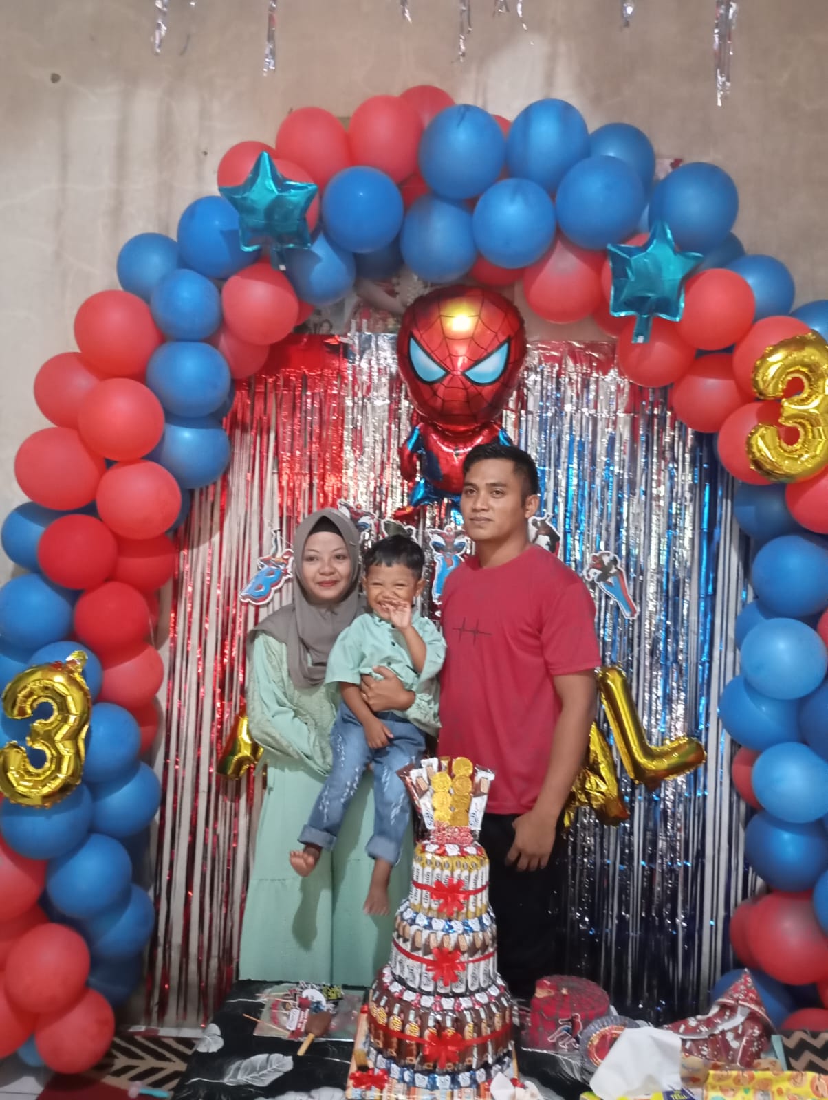 Happy Birthday Akmal ke 3 Sangat Meriah