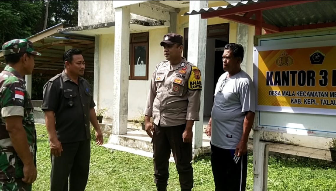 Bangun Kemitraan, Sinergitas Tiga Pilar di Talaud Ciptakan Keamanan Lingkungan.