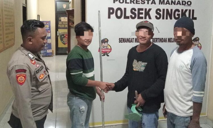 Polsek Singkil Sukses Mediasi Perkelahian Warga