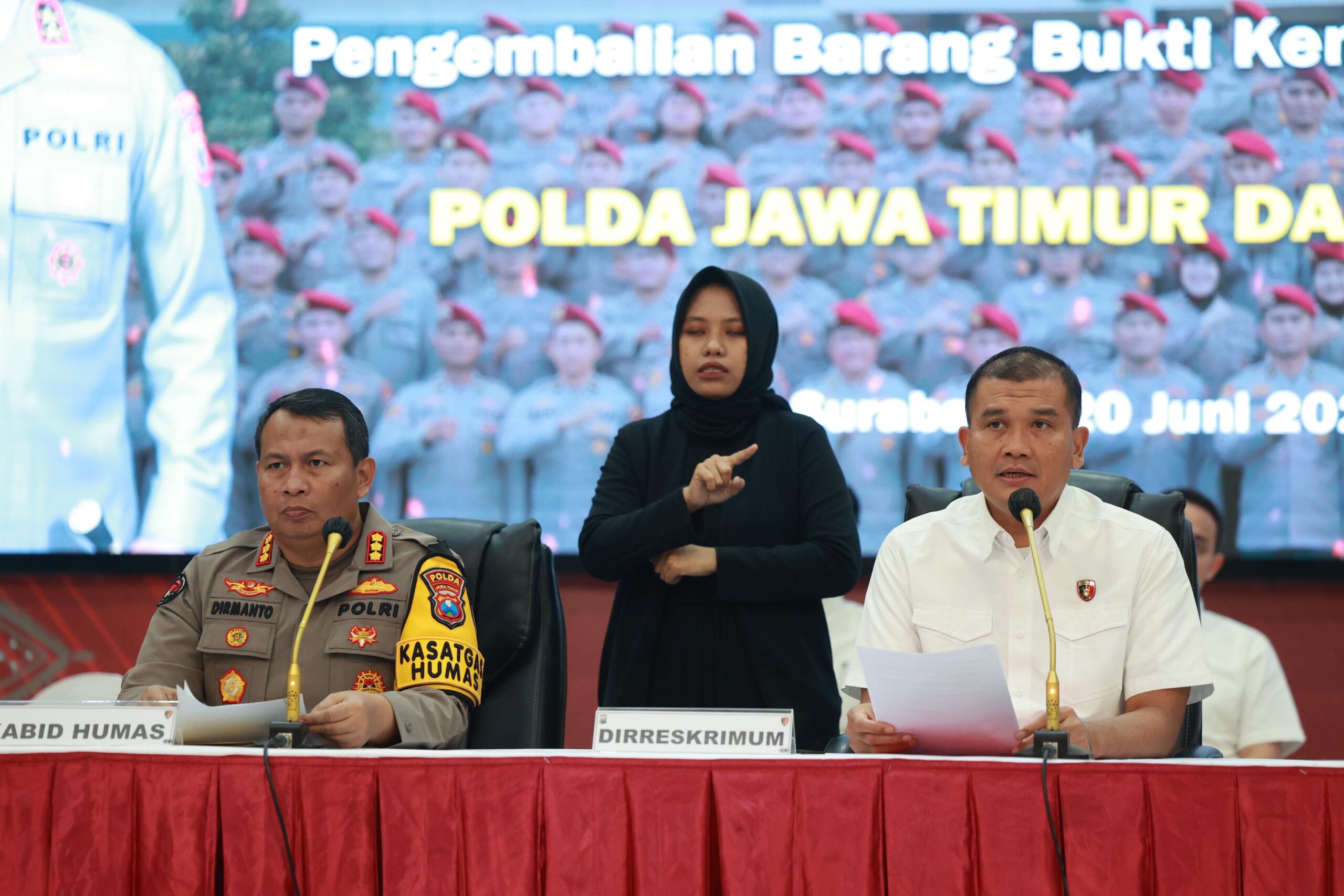 Polda Jatim Berhasil Tekan Angka Kriminal Melalui Operasi Sikat Semeru 2024