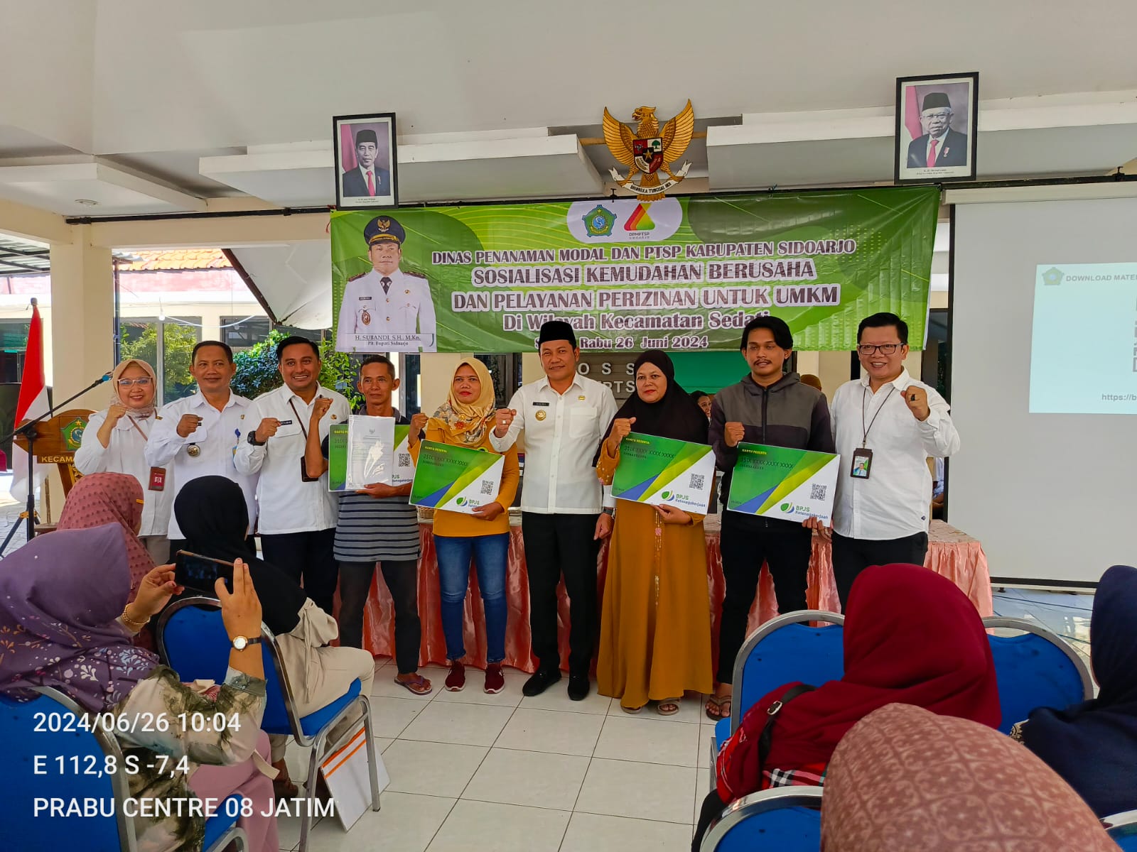 UMKM Sidoarjo Naik Kelas Jemput Bola 2024 Bersama PLT Bupati Subandi.SH.,M.KN di Kecamatan Sedati