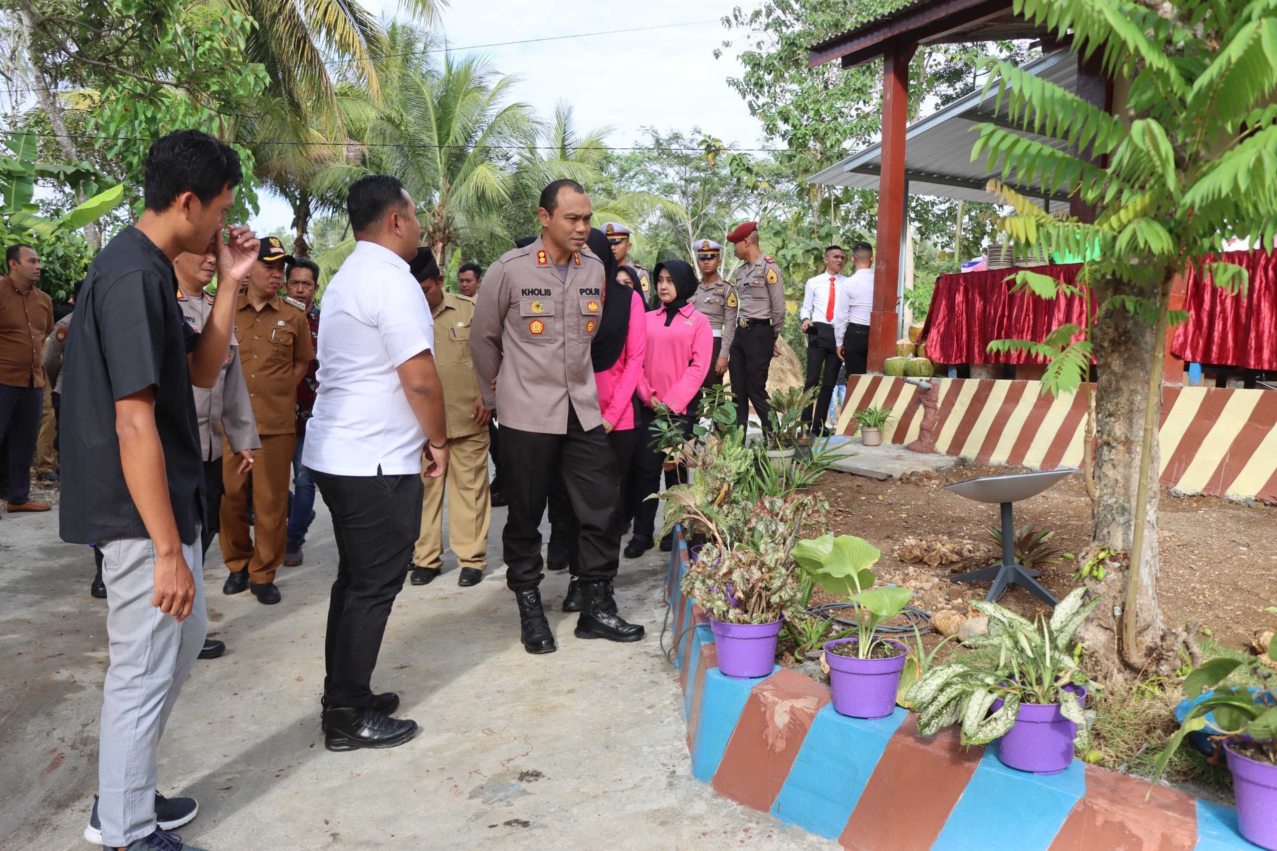 Tiga Sumur Bor Dibangun Polres Malang di Hari Bhayangkara ke – 78, Warga di 3 Kecamatan Tak Kawatir Kekeringan