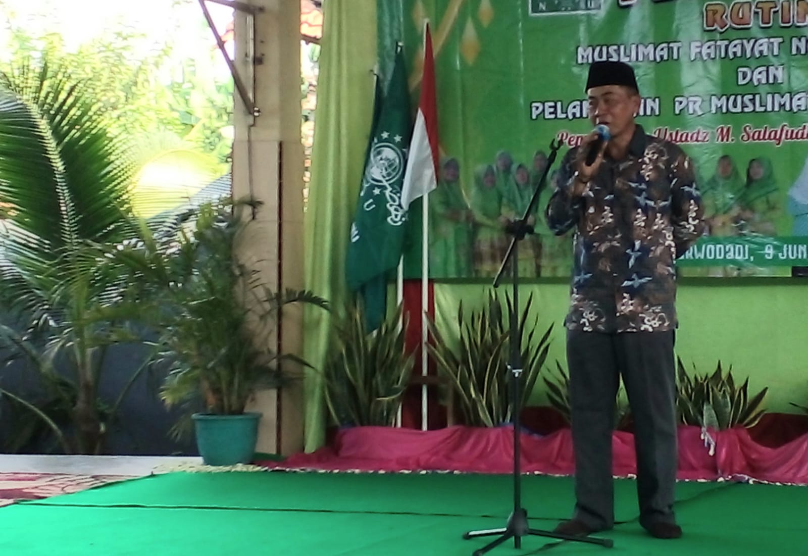 Pelantikan Pengurus Ranting NU Sarwodadi Kecamatan Comal Dihadiri Bupati Mansur