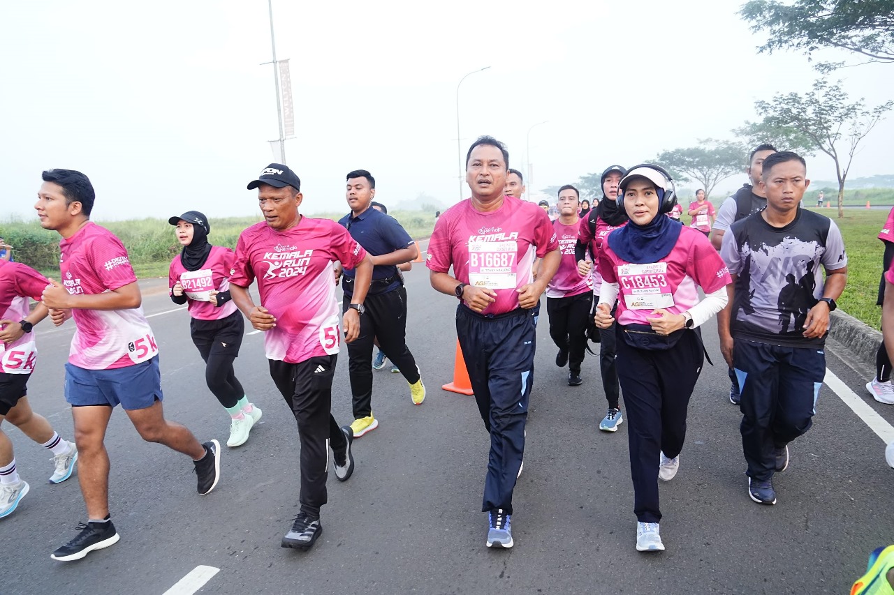 Dilepas Kapolri, Kapolda Kaltim Ikuti Kemala Run 2024 di BSD Tangerang