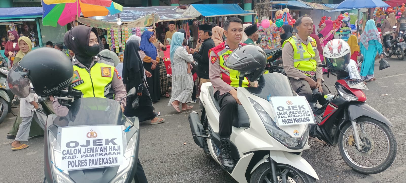 Polres Pamekasan Sediakan Ojek Gratis Bagi Calon Jamaah Haji 2024