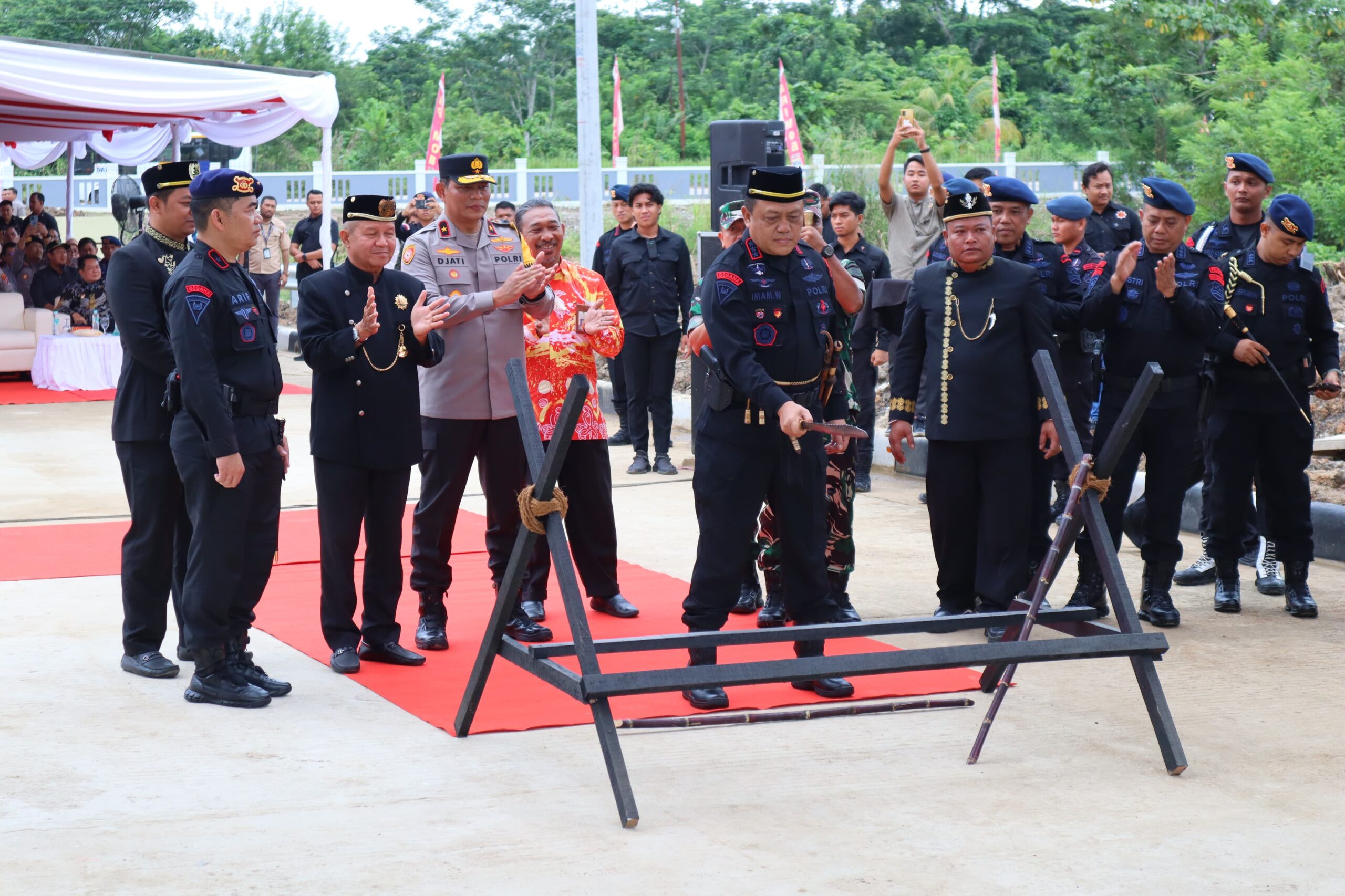 Dankorbrimob Polri Resmikan Mako Pasukan Brimob II di Kutai Kartanegara