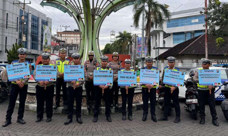 Satlantas Polresta Manado Himbau Pengendara untuk Patuhi Aturan Keselamatan Berlalu Lintas