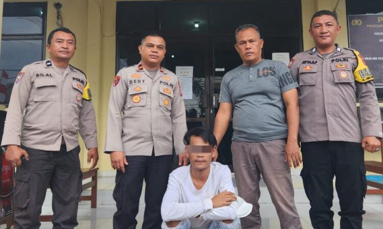 Polsek Singkil Polresta Manado Berhasil Amankan Pelaku Penganiayaan dengan Senjata Tajam di Kelurahan Karame