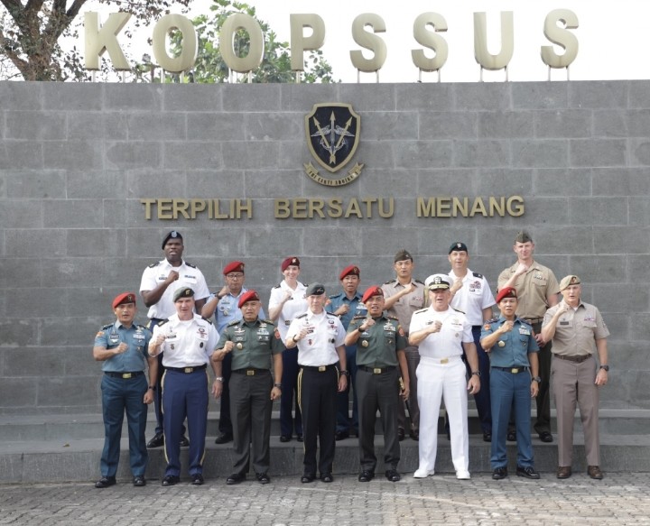 Koopssus TNI Sambut Kunjungan Kehormatan Komandan USSOCOM