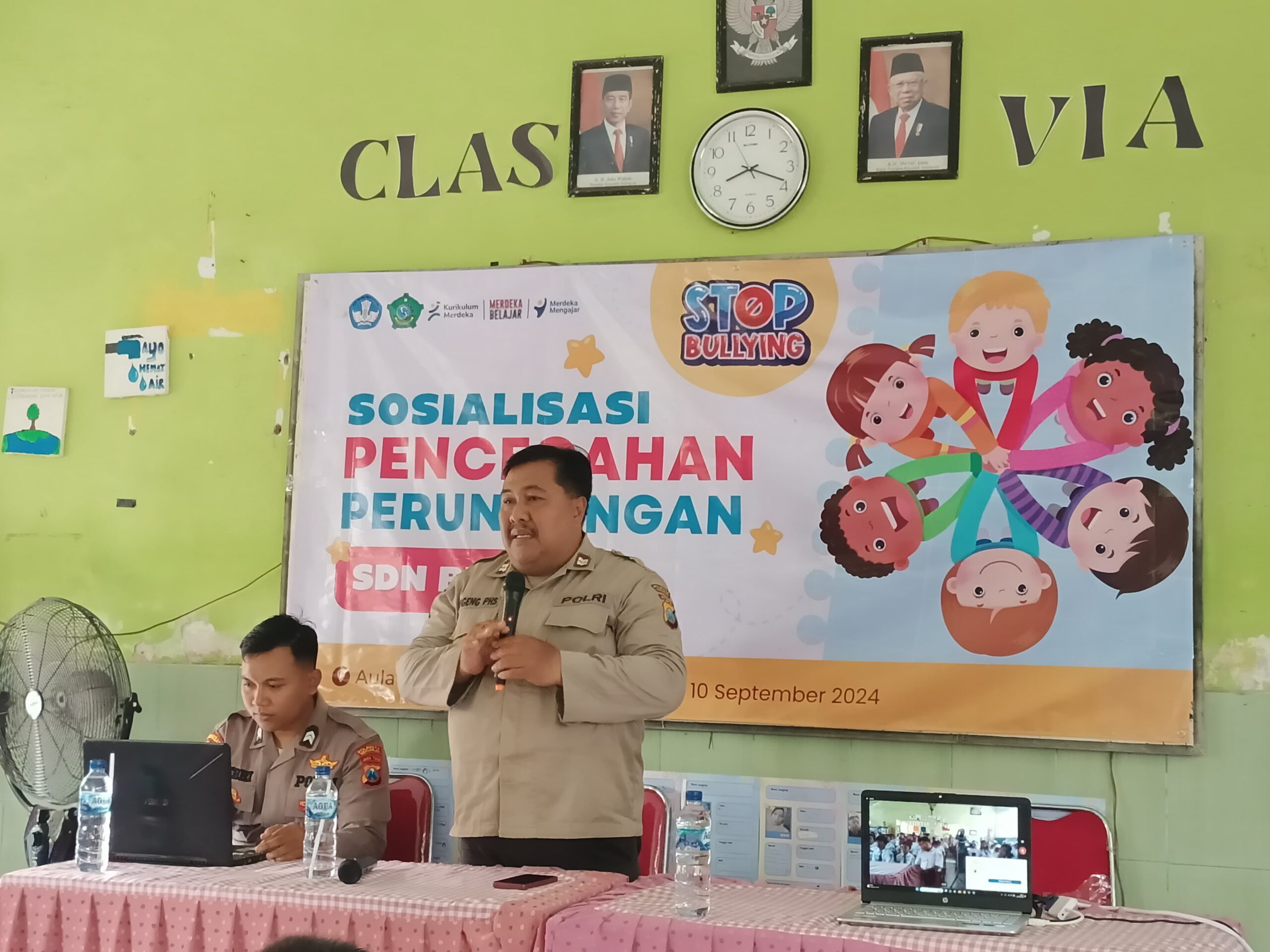 Cegah Perundungan, Pak Bhabin di Sidoarjo Gencarkan Edukasi Pelajar