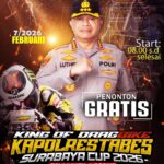 Woro-Woro Bro…!!!, Datang dan Meriahkan Nonton Gratis Ajang King of Drag Bike Kapolrestabes Surabaya Cup 2026